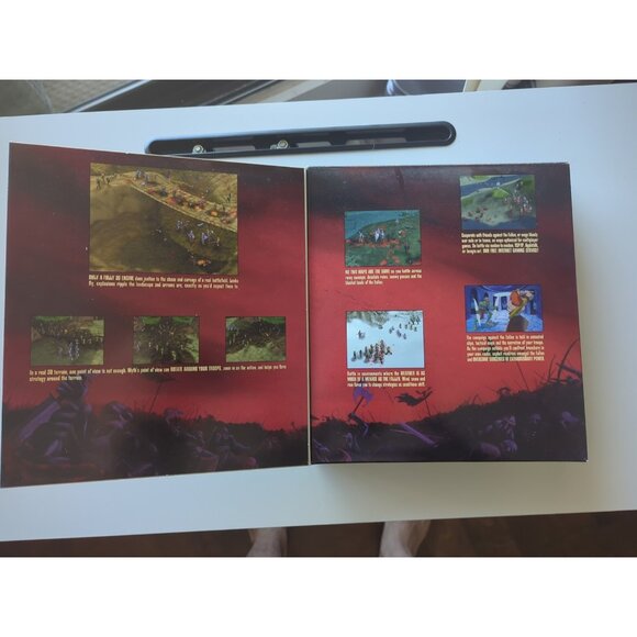 BIG BOX BUNGIE MYTH THE FALLEN LORDS MAC OS CD-ROM 1997 (With Myth 2) - Picture 5 of 5